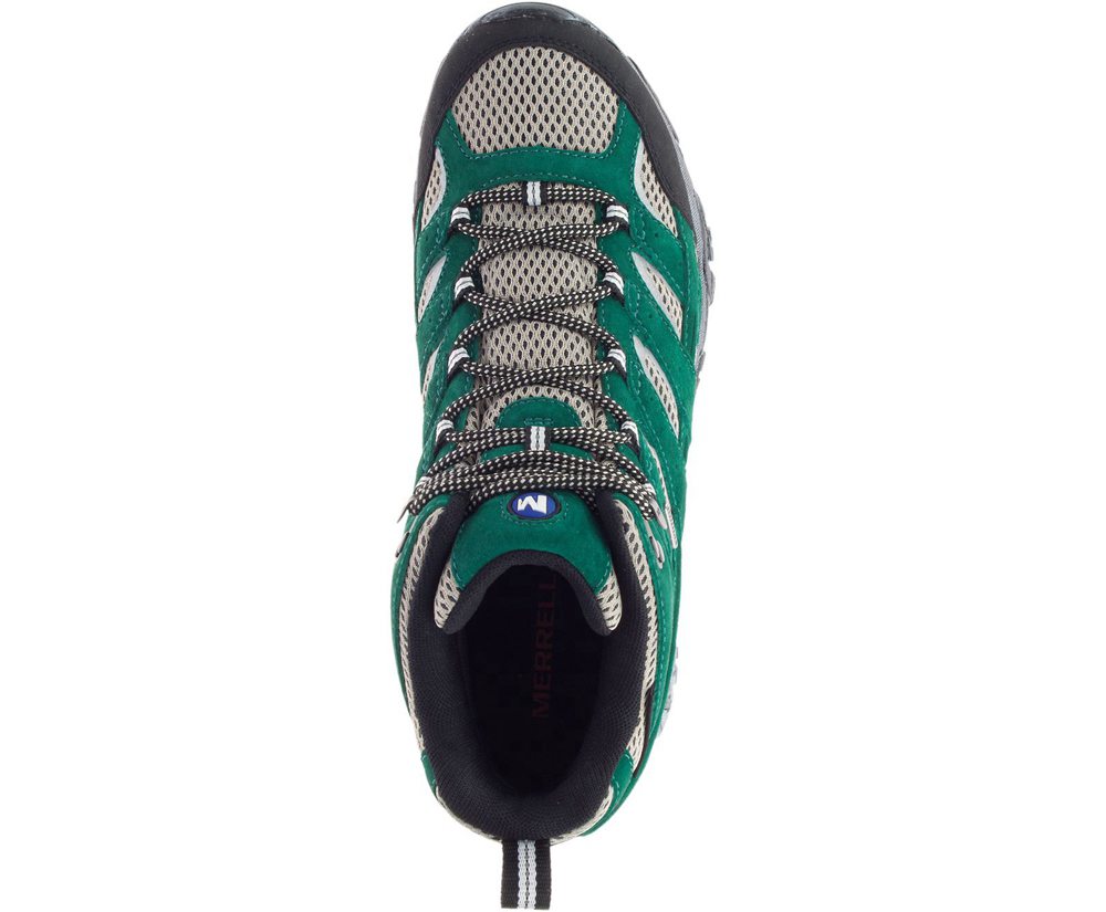 Merrell Hiking Boots Green - Moab 2 Mid Waterproof X Outdoor Voices - Mens 68MCASFEX